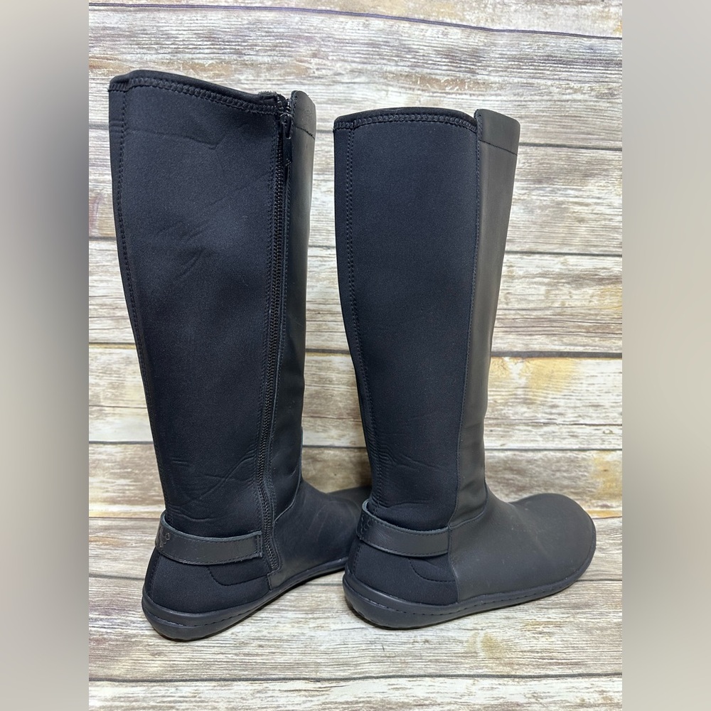 Vivo Barefoot Black Knee-High Boots - Picture 7 of 13